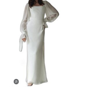 Elegant White Maxi Dress